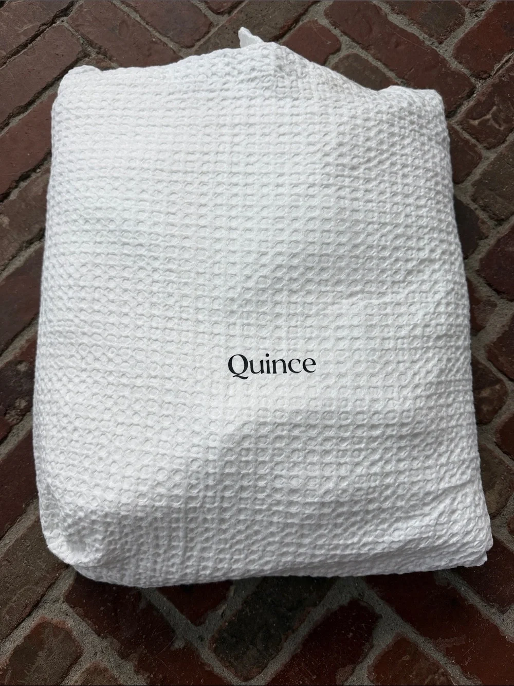 Quince Luxe Honey Comb Duvet Cover King